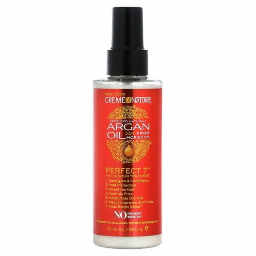 Creme Of Nature, Argan Oil From Morocco, Perfect 7, 7-N-1 Leave-In Treatment, 5.1 fl oz (150 ml)