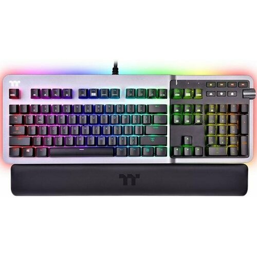 Клавиатура проводная Thermaltake Argent K5 USB серебристый 1770800₽