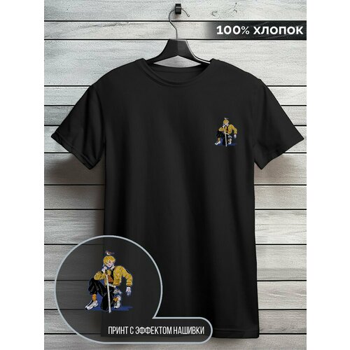 фото Футболка hypnotica, размер 3xl, черный