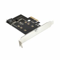 Переходник ExeGate EXE-509 M.2 B key + M.2 M Key -> PCI-Ex4/SATA