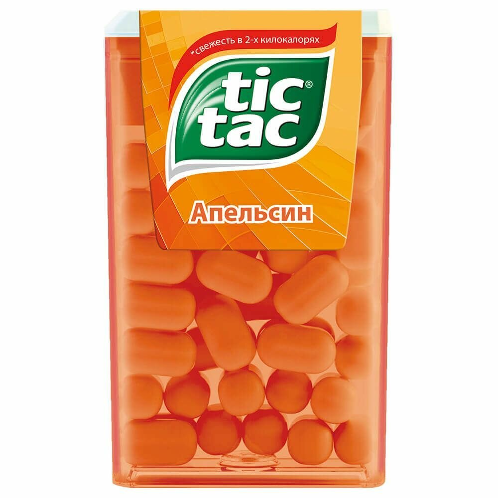 Драже Tic Tac, со вкусом апельсина, 12 шт - фотография № 4