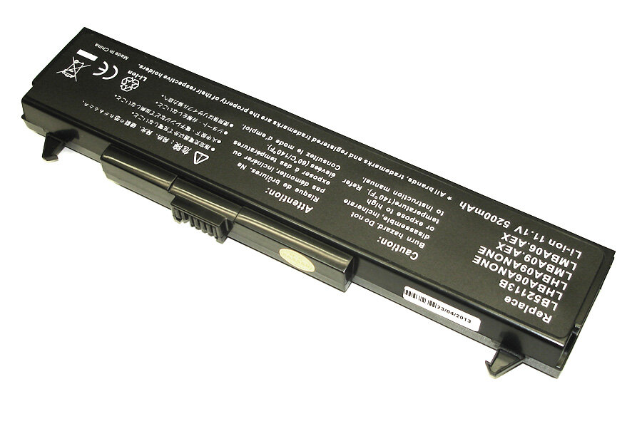 Аккумуляторная батарея для ноутбука LG E300 GS50 LE50 LM 11.1V 5200mAh LB52113B OEM черная