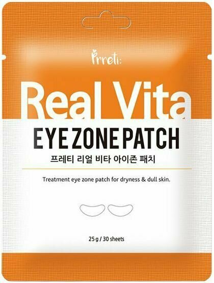 Prreti Антивозрастные патчи с ниацинамидом и аденозином Real Vita Eye Zone Patch