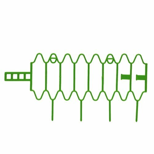 Кустодержатель для клубники, d = 15 см, h = 18 см, пластик, набор 10 шт зелёный, «Волна»
