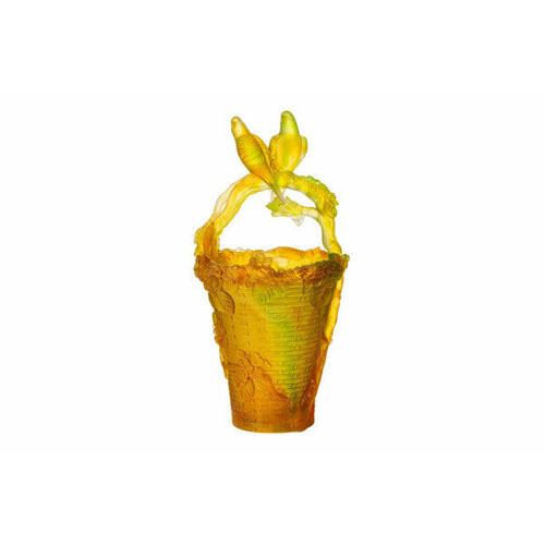 Чаша Cristal de Paris Попугаи h30 см