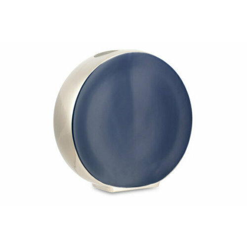 Ваза круглая Legle 26 см, фарфор, темно-синяя, п/к