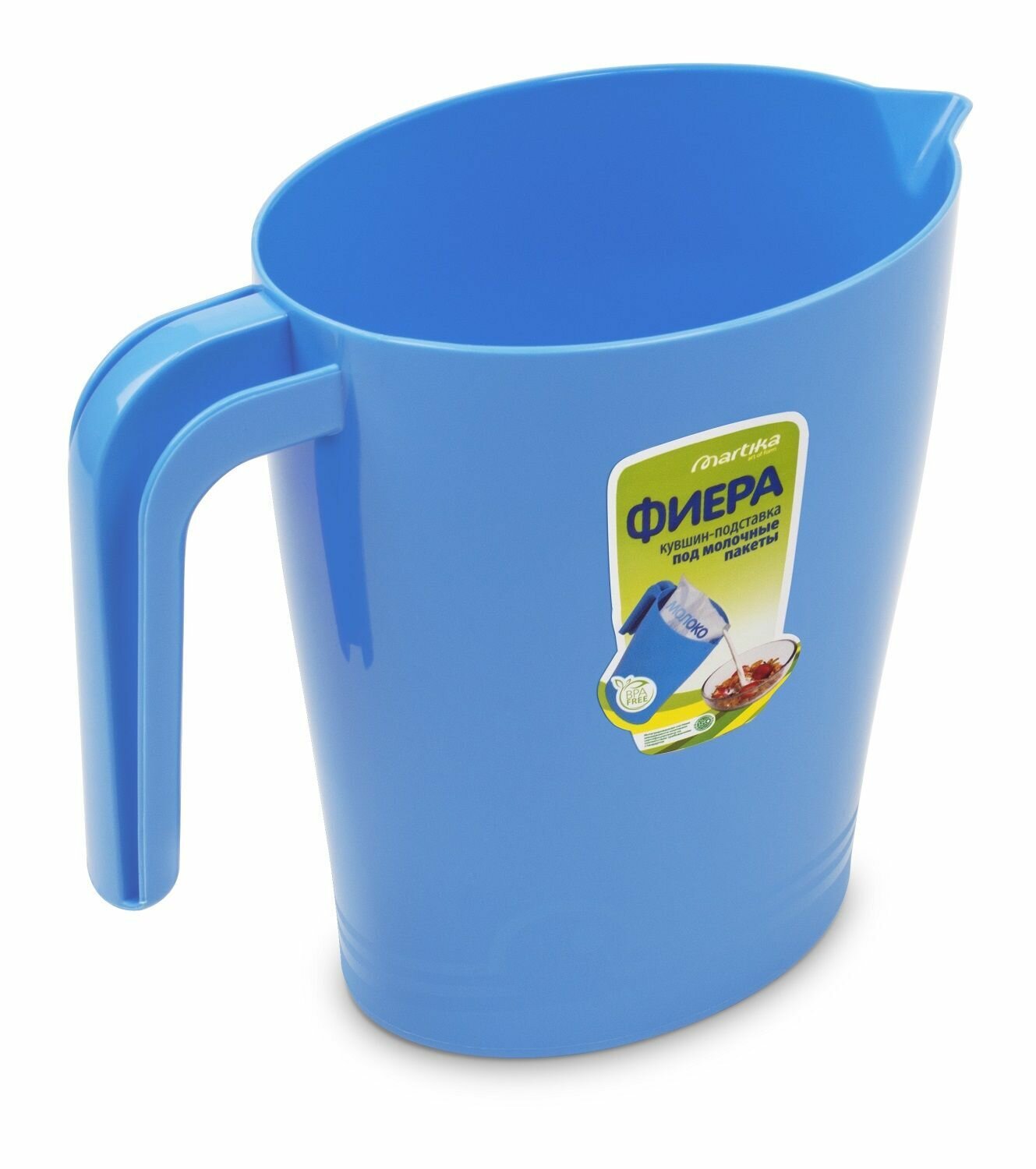 фото Кувшин держатель для пакетов молока / держатель для кефира / подставка для молока "Фиера" 1,4 л