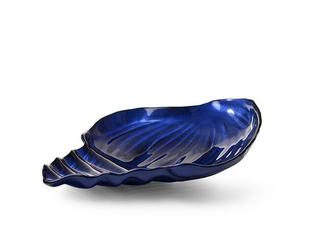 фото 13892 FISSMAN Блюдо DEL MAR 28,5x18x4,5см, цвет синий (стекло)