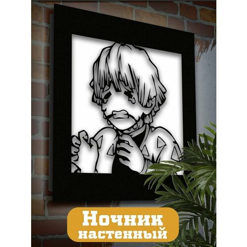 Настенный светильник панно Demon Slayer Kimetsu no Yaiba Аниме Action, - 1357