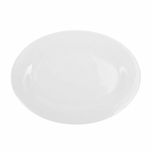 Блюдо Collage овальное, фарфоровое, белое, 30х20см, (фк448)