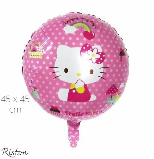Фольгированный воздушный шар Hello Kitty фигурный для праздников