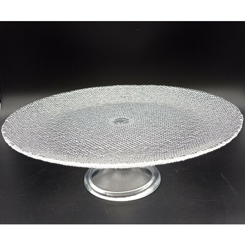 Подставка для торта, стекло, СССР, 1980-1991 гг.