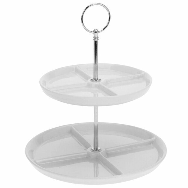 фото Koopman Двухъярусная этажерка для фруктов Etagere 24 см 795880410