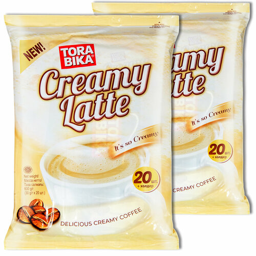 Кофе Латте растворимый Torabika, в пакетиках, 30 г, 40 шт.