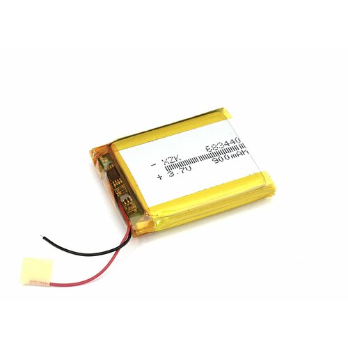 Аккумулятор Li-Pol (батарея) 6.8*34*40мм 2pin 3.7V/900mAh