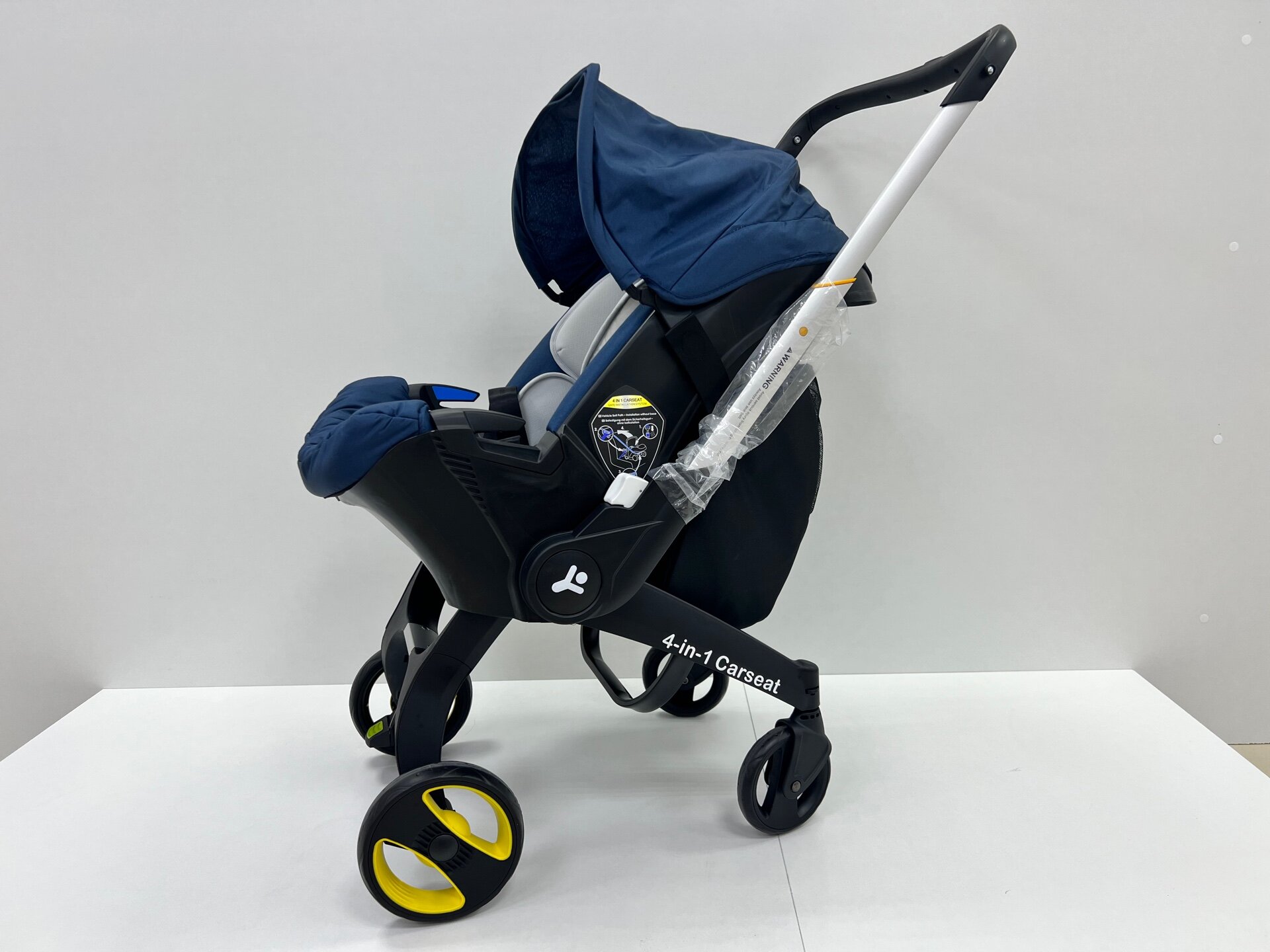 Автолюлька группа 0+ (до 13 кг) stroller 4 in1, синий — фото 1