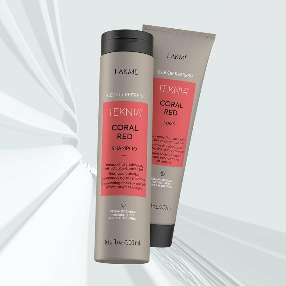 Lakme Маска для обновления цвета красных оттенков волос 250 мл (Lakme, ) - фото №4