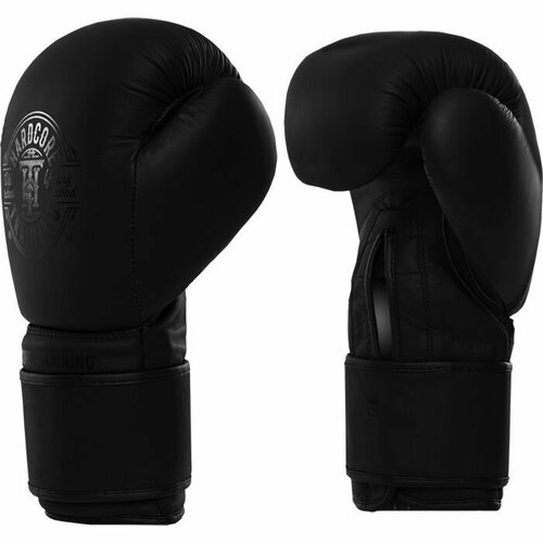 Боксерские перчатки Hardcore Training Premium Matte черные