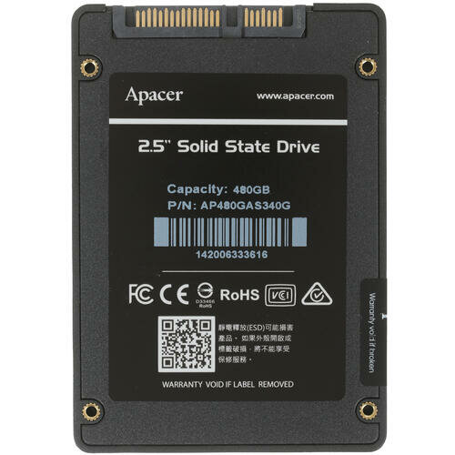 SSD диск 480Gb Apacer AP480GAS340G-1 . - фотография № 16
