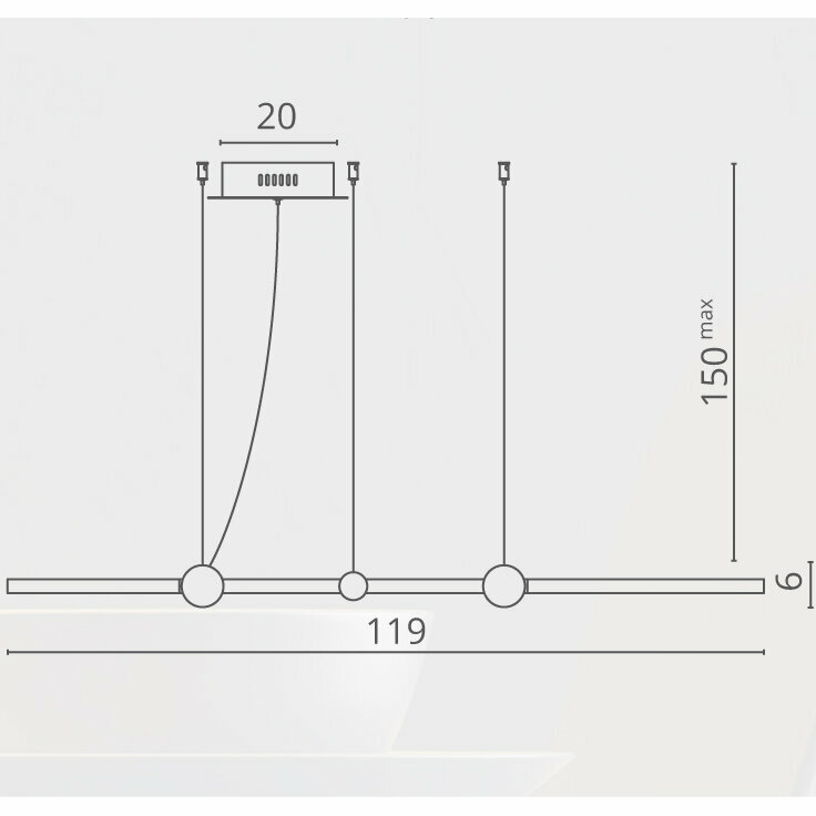 Люстра Divinare AMADEO 1123/04 SP-75 - фото №14