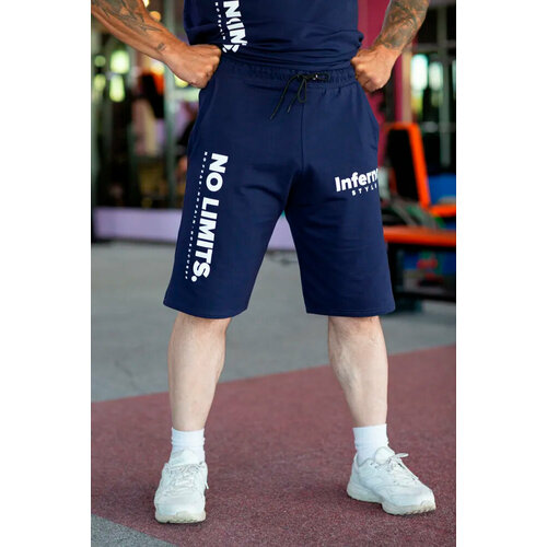 фото Шорты inferno style, размер s, синий