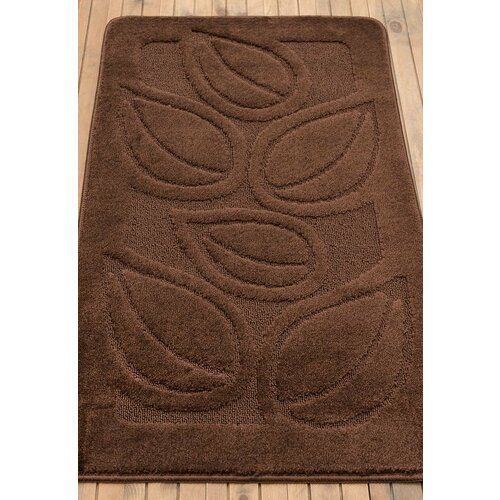 Коврик для ванной 60*100 см Confetti Bath Maximus Flora 2518 Brown коричневый