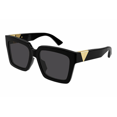 фото Солнцезащитные очки bottega veneta, квадратные, оправа: пластик, для женщин, черный