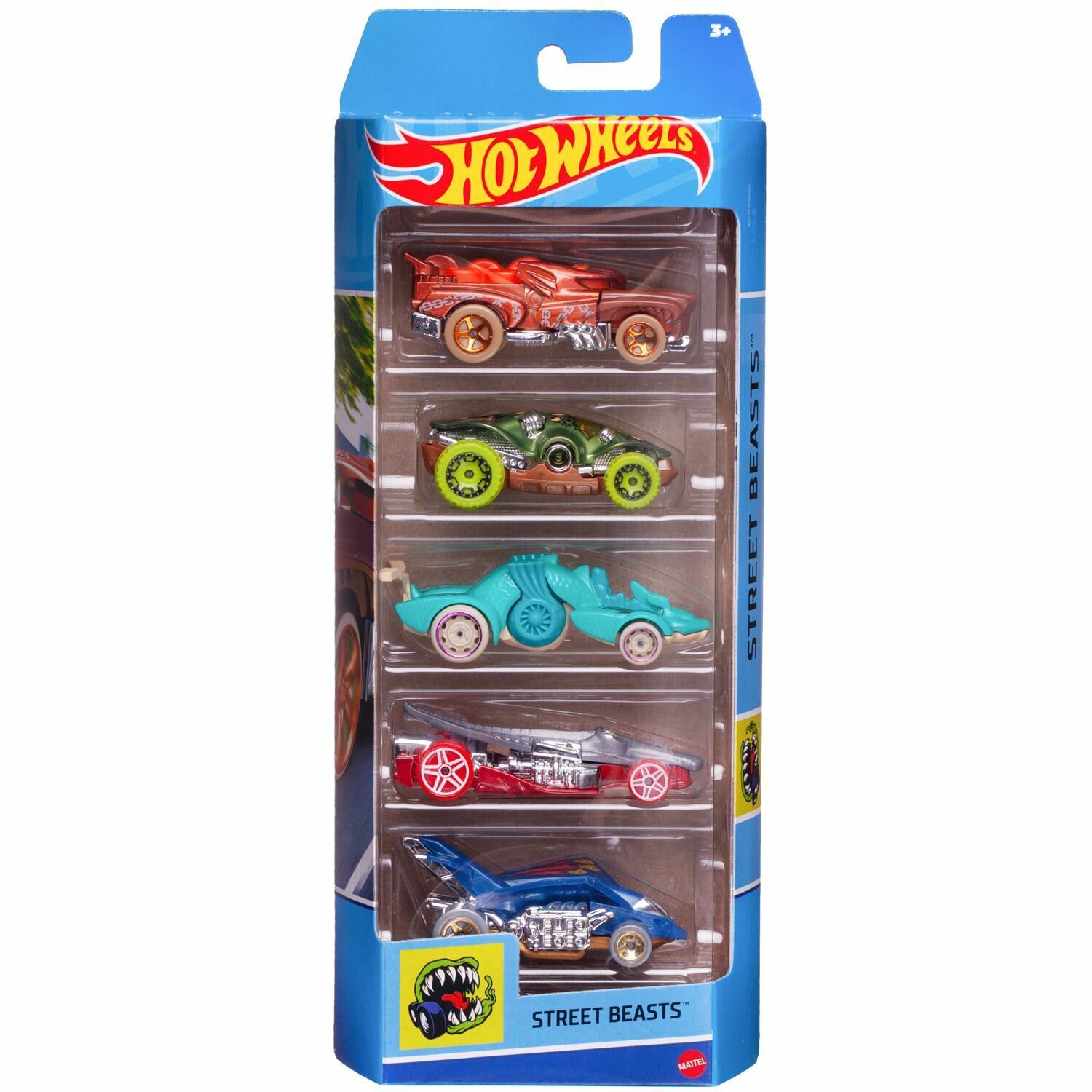 Набор машинок Mattel Hot wheels Подарочный набор из 5 машинок №24 1806/24