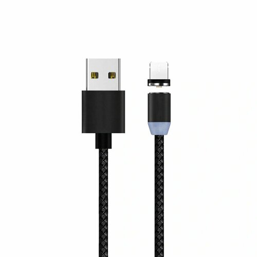 Кабель Devia Gracious Series Magnetic Charging USB to Lightning Cable 1m, черный apple usb to lightning charging cable 1m