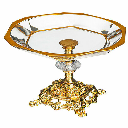 Фруктовница стекло, 19см DECORES