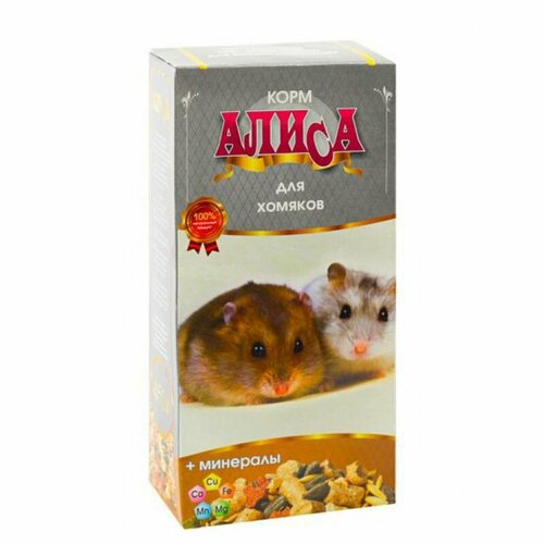 Корм для хомяков минералы 450 гр Алиса 140₽