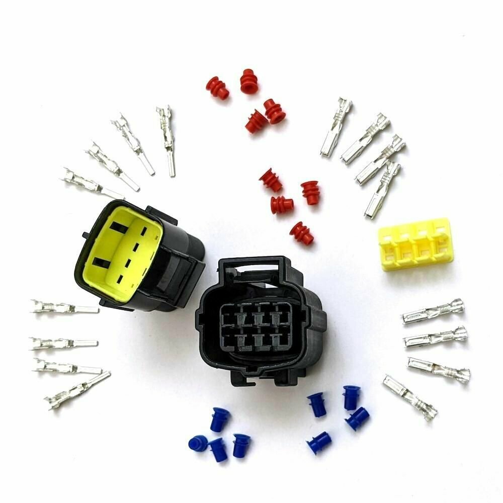 фото Автомобильный водонепроницаемый разъем Den. - 8pin