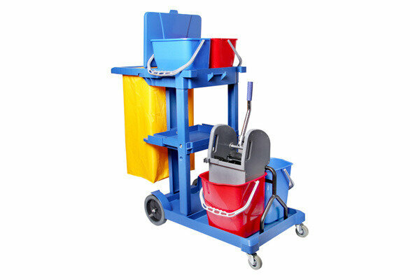 фото Тележка многофункциональная ACG ведра 2х15л. и 2х12л, каркас пластиковый