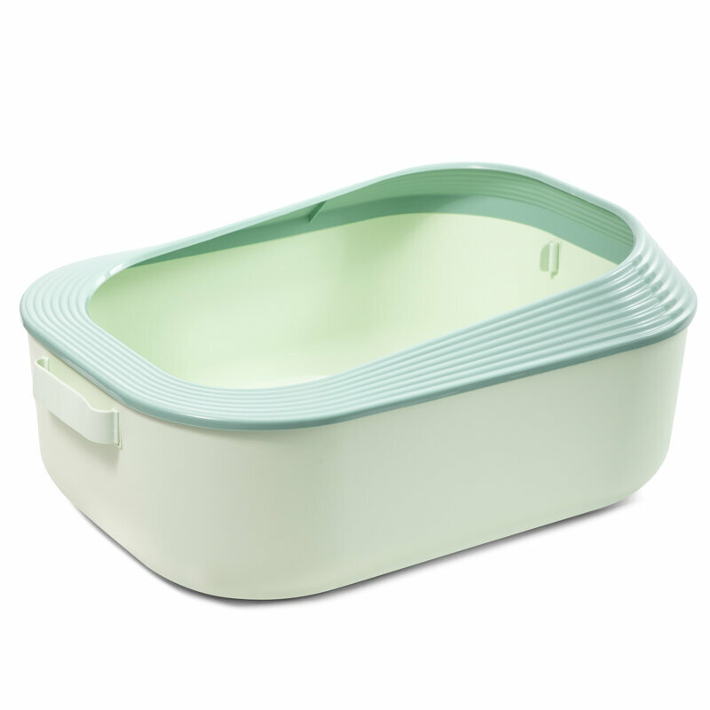 Туалет для кошек прямоугольный Triol Авокадо, зеленый, 60*42,5*24,5 см