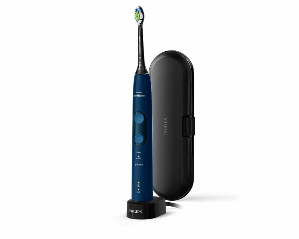 Звуковая зубная щетка Philips ProtectiveClean HX6851/53, темно-синий