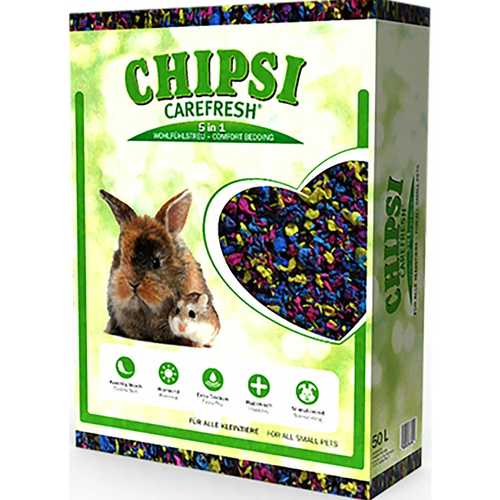 Целлюлозный наполнитель Carefresh Chipsi Confetti для грызунов 50л