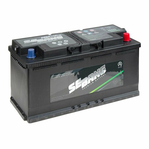 Автомобильный аккумулятор SEBANG AGM 105 А. ч 950А (393х175х190)