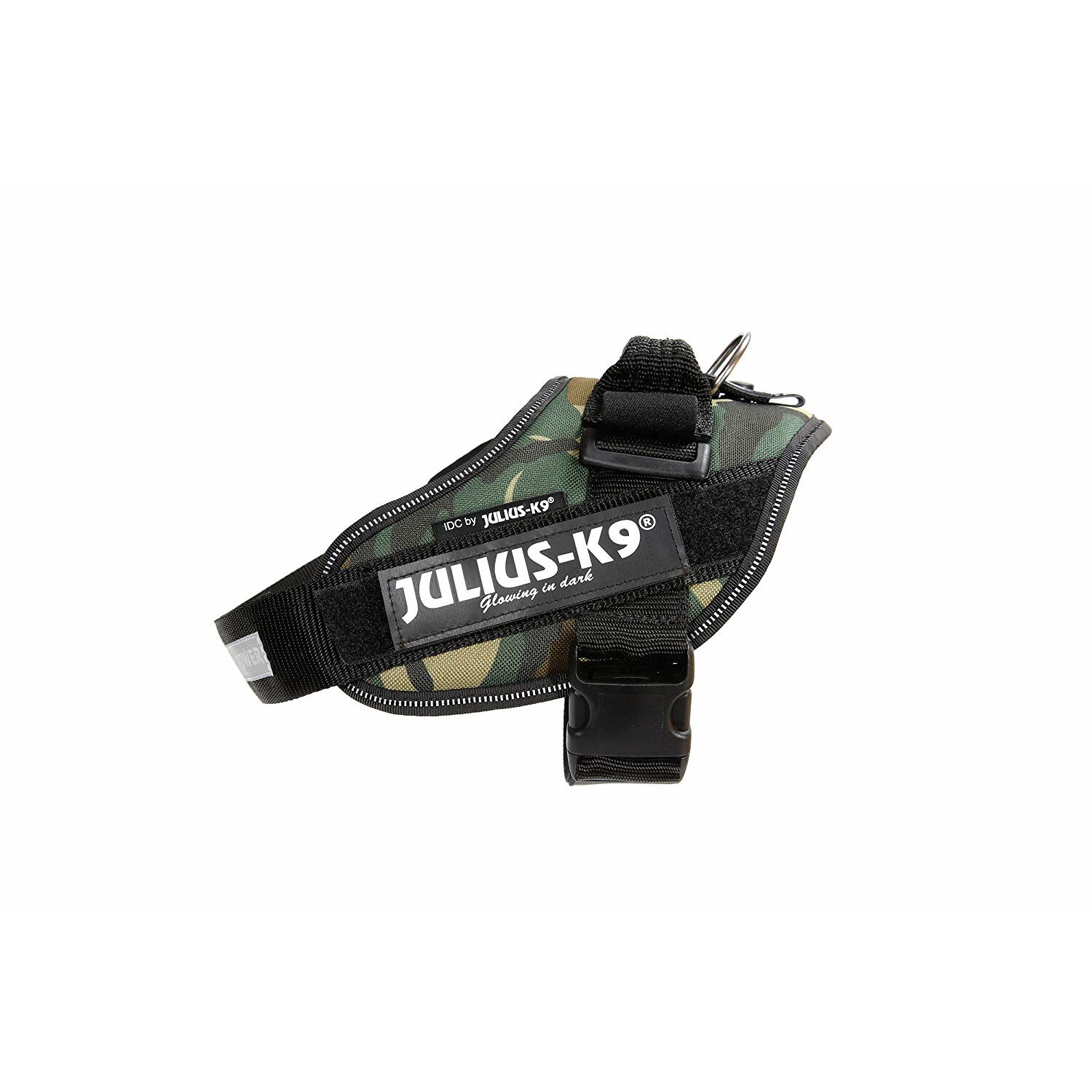 JULIUS-K9 шлейка для собак IDC-Powerharness 1 (23-30 кг) (63-85 см., Джинса-неон) - фото №8