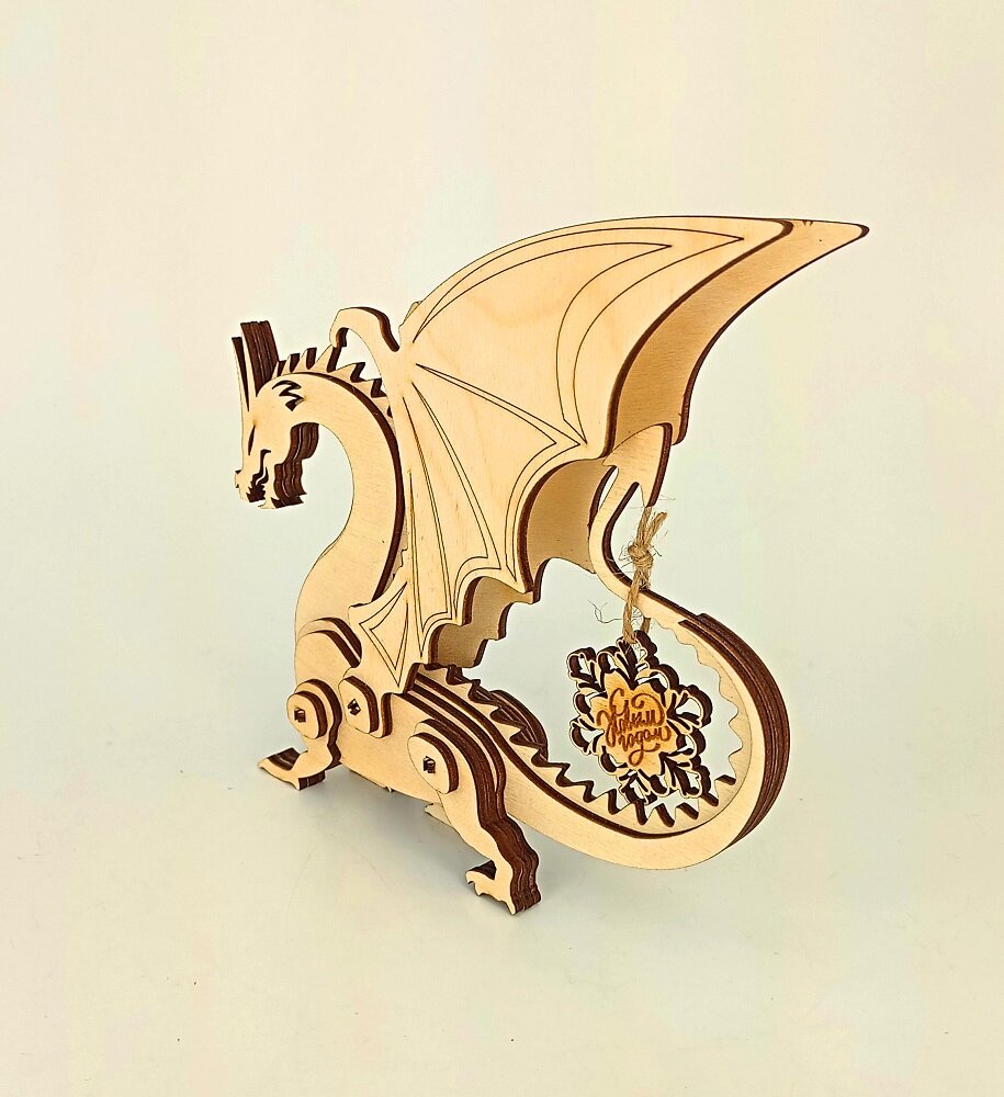 Сборная новогодняя модель - дракон — фото 1