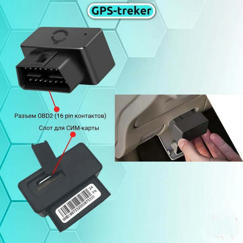 Автомобильный GPS-трекер OBD