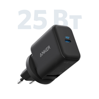 Сетевое зарядное устройство Anker A2058 Power Port 3 25W - USB-C "быстрая зарядка", черный