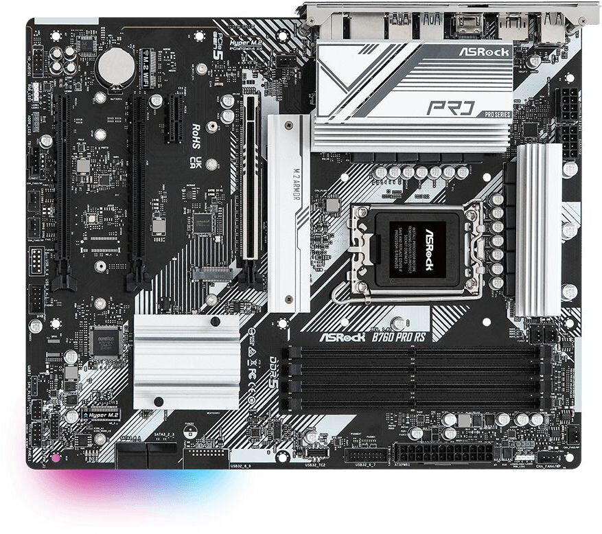 Материнская плата Asrock B760 PRO RS Soc-1700 Intel B760