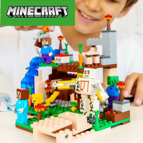 Конструктор Мinecraft аналог лего детский Майнкрафт