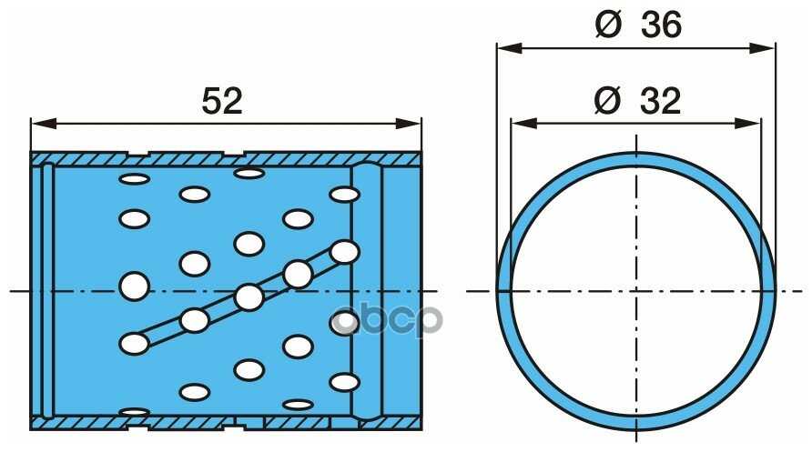 Втулка торм. вала !(бронз) 32x36x52 BPW BPW арт. 0311222300
