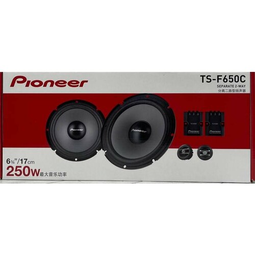 Акустика компонентная 16 см Pioneer TS-F650C динамики автомобильные 579900₽