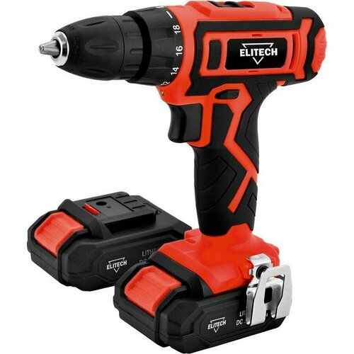 Дрель аккумуляторная ELITECH ДМ ДА 162СЛ E220101601 электроинструмент подарок на день рождения мужчине любимому папе дедушке парню 443000₽