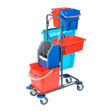 фото Многофункциональная уборочная тележка