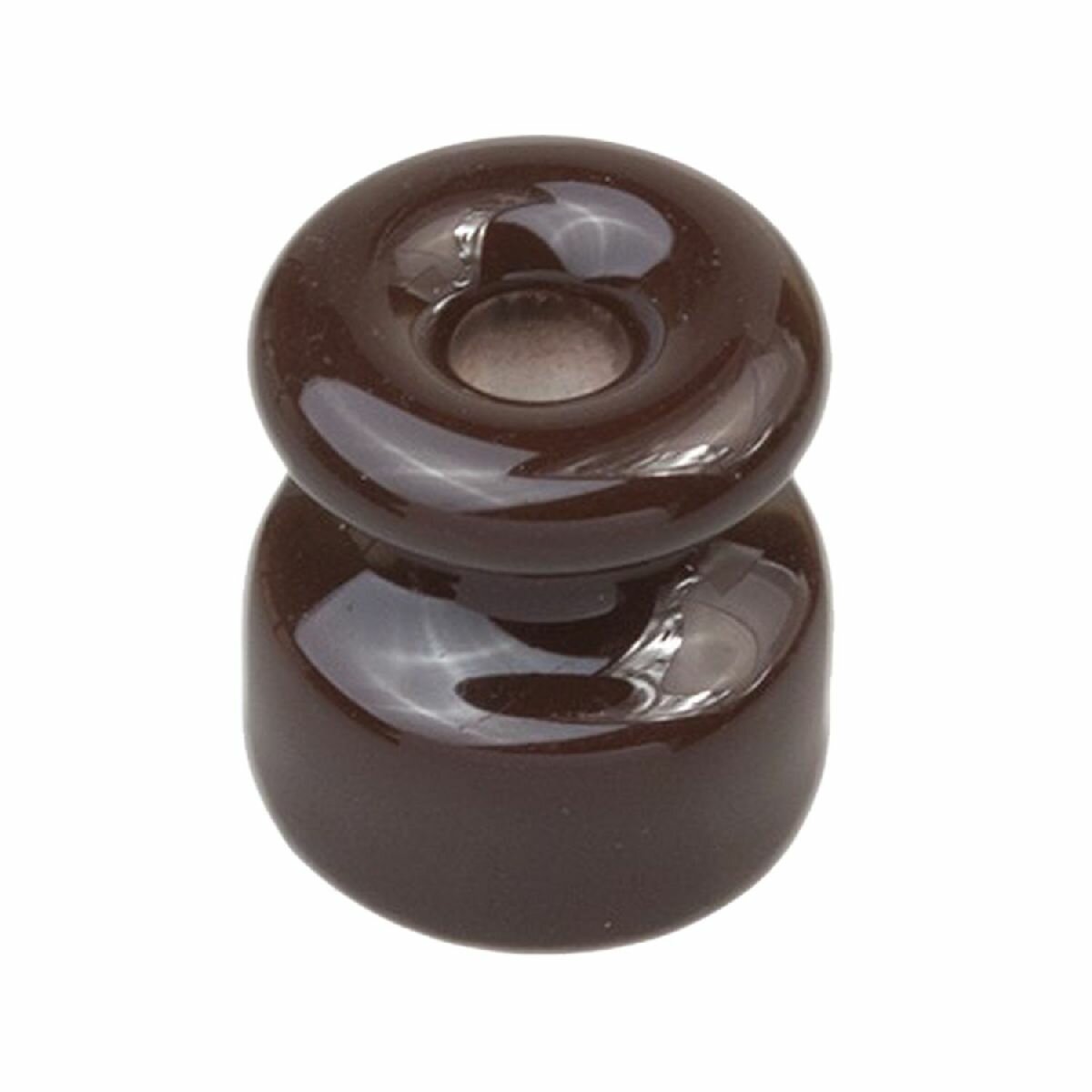 BIRONI Изолятор для наружного монтажа керамика цвет коричневый (50шт/уп) штуки