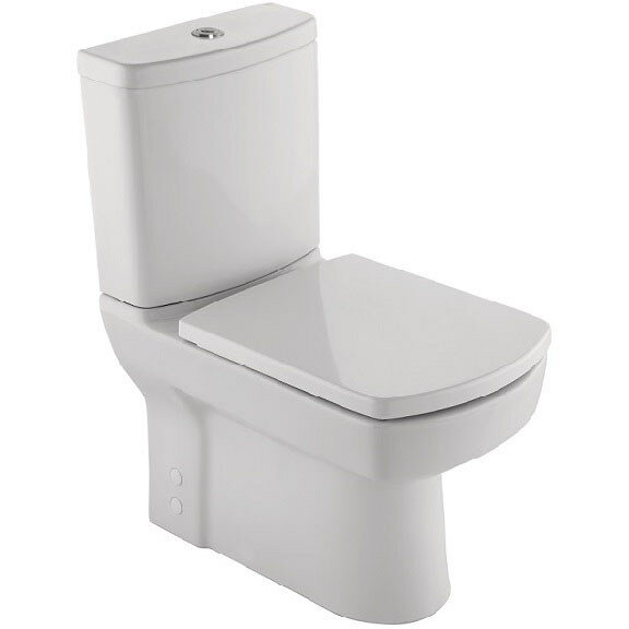 фото Унитаз напольный Kale Basics сиденьем микролифт с арматурой, белый 310200100065+310200400020+310200700011(7112234500+