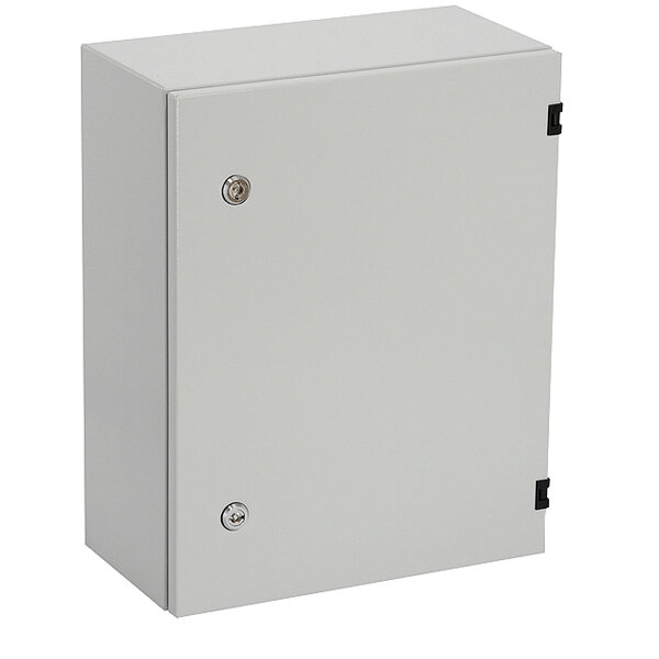 фото Шкаф IP66 500х400х210мм светло-серый с монтажной платой 86071 Щитэлектрокомплект 806.01Rx M2.0